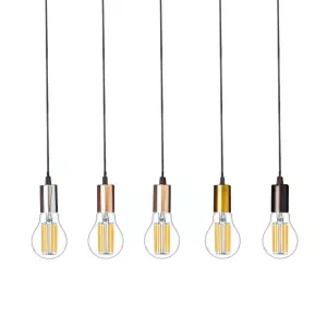 Schnurpendel  Industrial Style  24V mit Textilkabel E27 dimmbar