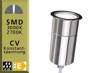 LED JIMI CV IP68 lichtstrahlgerichtet 10°, überfahrbar 20455 20456 20457