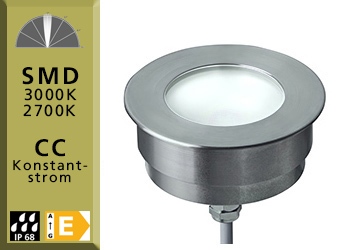 LED SHINE II IP68 lichtstrahlgerichtet 10°, begehbar 20490