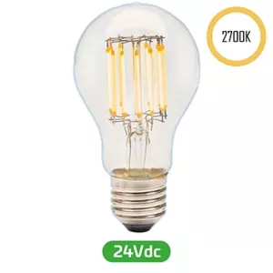 LED Lampe Filament 24V 8W 2700K dimmbar